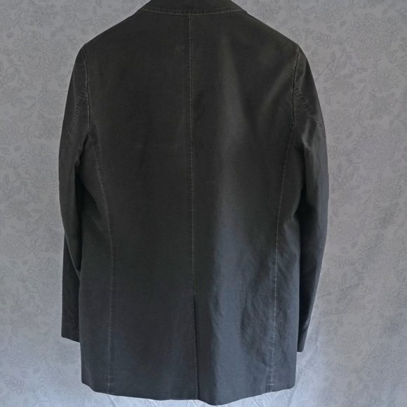 INC International Concepts grey cotton sports jacket L - Picture 2 of 6